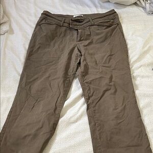 Christopher & Banks Brown Straight Leg Jeans